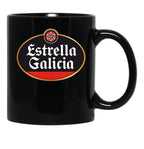 Estrella Galicia for Fans Black Coffee Mug, Gift Coffee Mug - Black