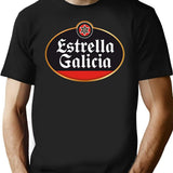 Estrella Galicia for Fans Premium Heavyweight Cotton T-Shirt - Black