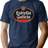 Estrella Galicia for Fans Premium Heavyweight Cotton T-Shirt - Navy