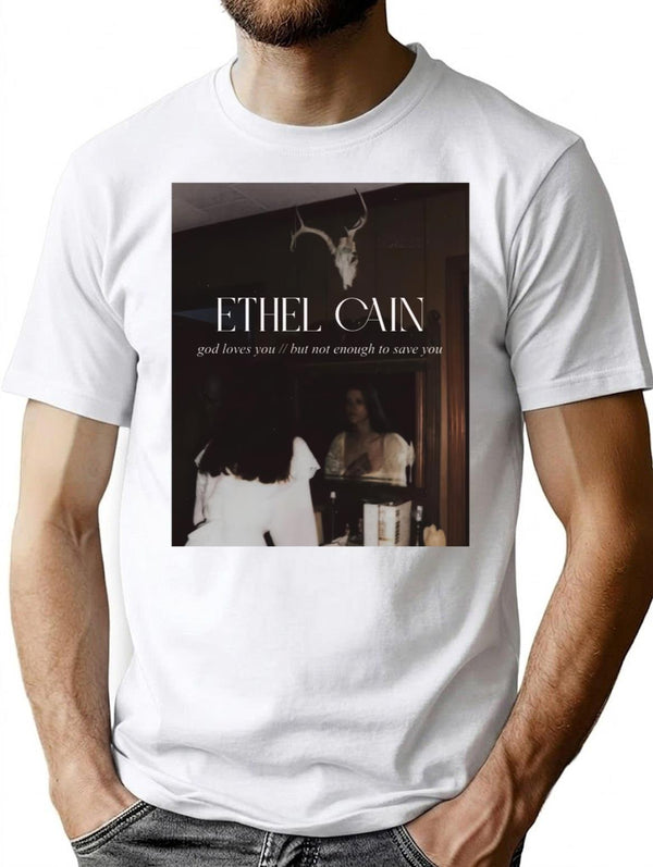 Ethel Cain Premium Heavyweight Cotton T-Shirt - White