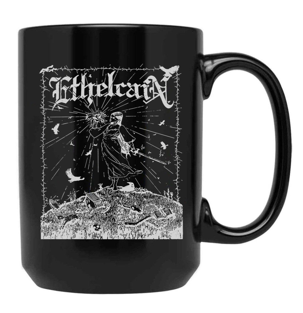 Ethel Cain Vintage Retro Black Coffee Mug, Gift Coffee Mug