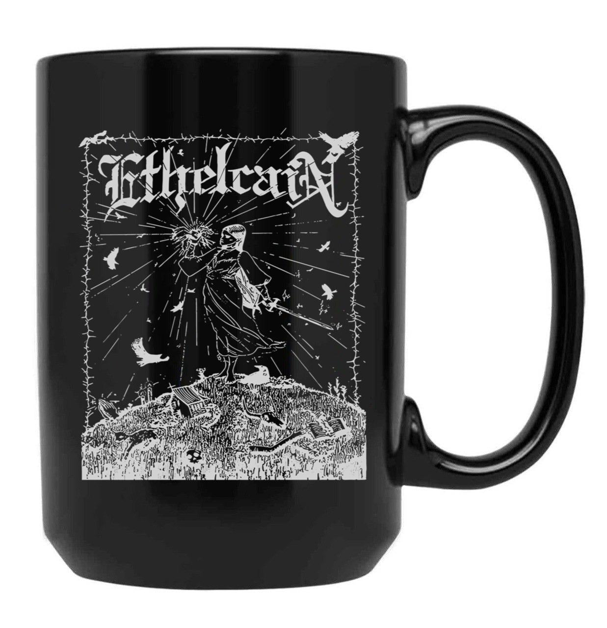 Ethel Cain Vintage Retro Black Coffee Mug, Gift Coffee Mug