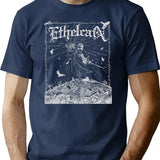 Ethel Cain Vintage Retro Premium Heavyweight Cotton T-Shirt - Navy