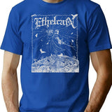 Ethel Cain Vintage Retro Premium Heavyweight Cotton T-Shirt - Blue