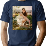 Ethel Cain (2) Premium Heavyweight Cotton T-Shirt - Navy