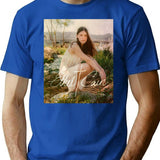 Ethel Cain (2) Premium Heavyweight Cotton T-Shirt - Blue