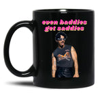 Even Baddies Get Saddies - Joe Jonas Black Coffee Mug, Gift Coffee Mug