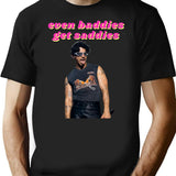 Even Baddies Get Saddies - Joe Jonas Premium Heavyweight Cotton T-Shirt - Black