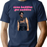Even Baddies Get Saddies - Joe Jonas Premium Heavyweight Cotton T-Shirt - Navy