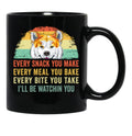 Every Snack You Make Every Meal You Bake Akita Inu Black Coffee Mug, Gift Coffee Mug - Black