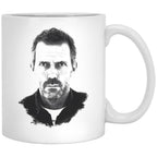 Everybody Lies House M.D. White Coffee Mug, Gift Coffee Mug - Black
