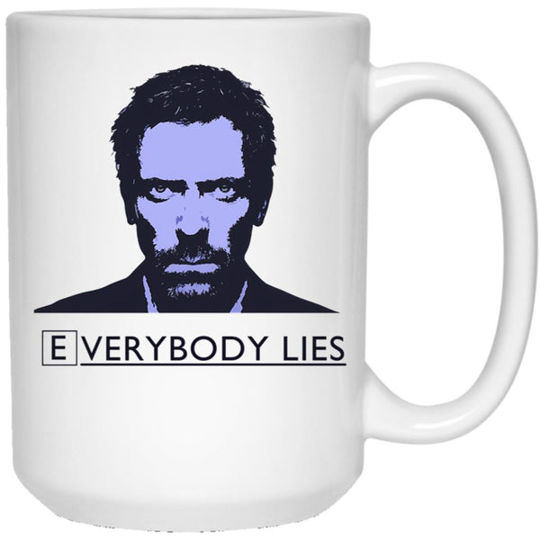 Everybody Lies (2) White Coffee Mug, Gift Coffee Mug