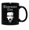 Everybody Lies (3) Black Coffee Mug, Gift Coffee Mug - Black