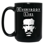 Everybody Lies (3) Black Coffee Mug, Gift Coffee Mug