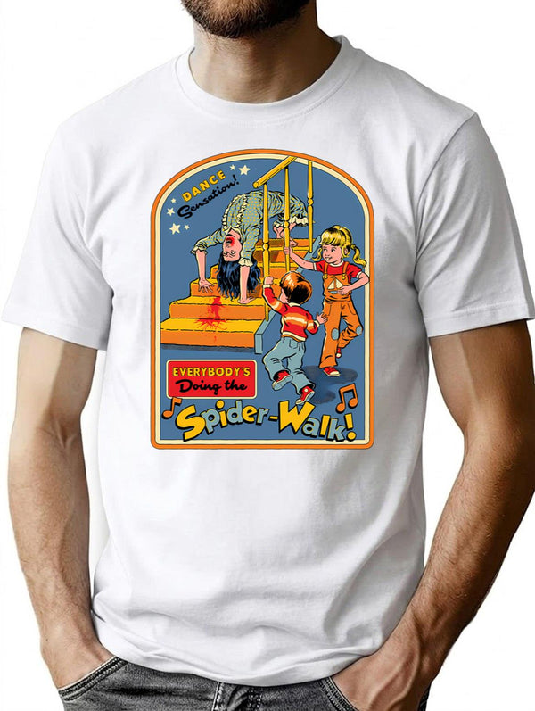 Everybody'S Doing The Spider-Walk T-Shirt for Men & Women, T-Shirts Graphic Tee - White