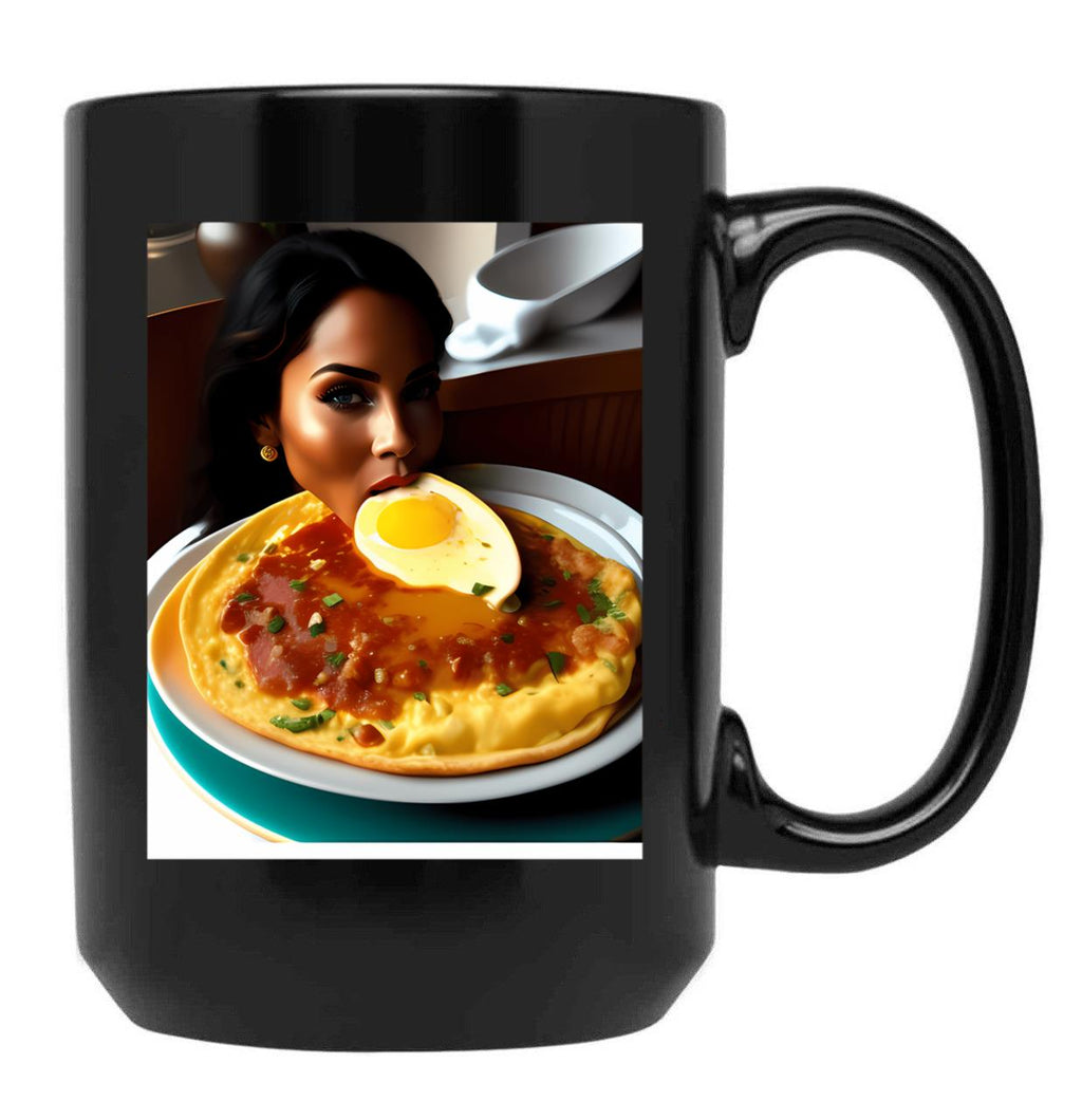 Everything Is Better With Bacon Eggs Black Coffee Mug, Gift Coffee Mug