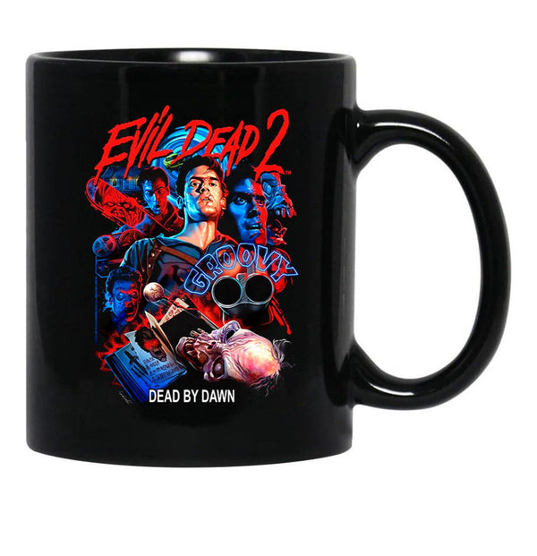 Evil Dead 2 Groovy Black Coffee Mug, Gift Coffee Mug - Black
