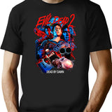 Evil Dead 2 Groovy Premium Heavyweight Cotton T-Shirt - Black