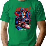 Evil Dead 2 Groovy Premium Heavyweight Cotton T-Shirt - Green