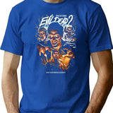 Evil Dead 2 Swallow Your Soul Premium Heavyweight Cotton T-Shirt - Blue