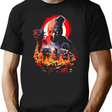 Evil Terrifying Clown T-Shirt for Men & Women, T-Shirts Graphic Tee - Black