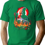 Evil Terrifying Clown T-Shirt for Men & Women, T-Shirts Graphic Tee - Green