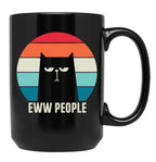 Eww People Black Coffee Mug, Gift Coffee Mug