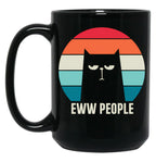 Eww People Black Coffee Mug, Gift Coffee Mug