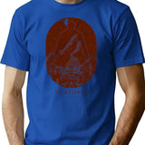 Ex Altiora Cover Premium Heavyweight Cotton T-Shirt - Blue