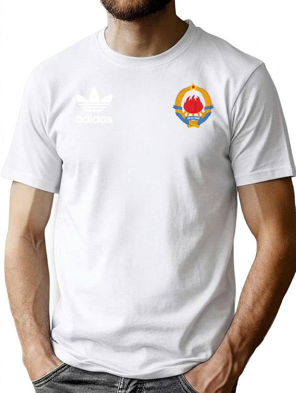 Ex Yugoslavia Jugoslavija Retro Vintage T-Shirt for Men & Women, T-Shirts Graphic Tee - White