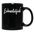 Exhaustified - Exhausted And Stupefied In Our Daily Lives - Feeling Stressed And Overwhelmed Your Not The Only One Black Coffee Mug, Gift Coffee Mug - Black