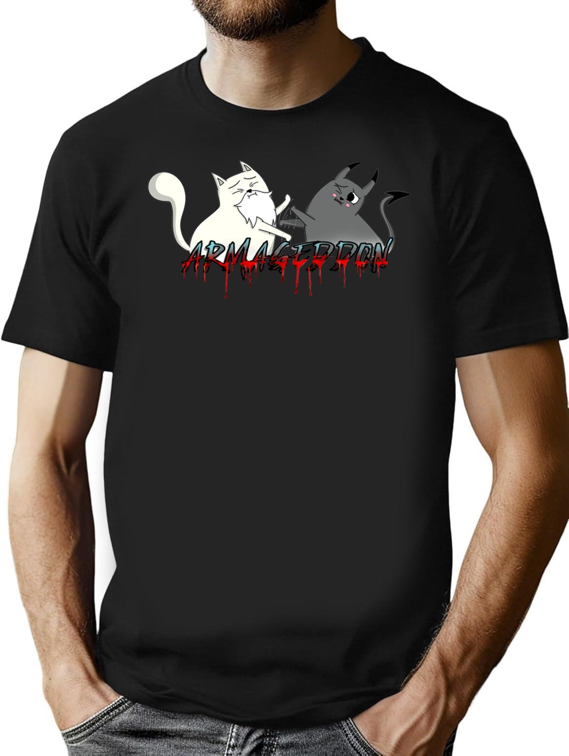 Exploding Kittens Premium Heavyweight Cotton T-Shirt - Black