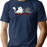 Exploding Kittens Premium Heavyweight Cotton T-Shirt - Navy