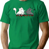 Exploding Kittens Premium Heavyweight Cotton T-Shirt - Green