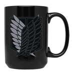 Exploration Battalion - Snk - Bw Classic Black Coffee Mug, Gift Coffee Mug