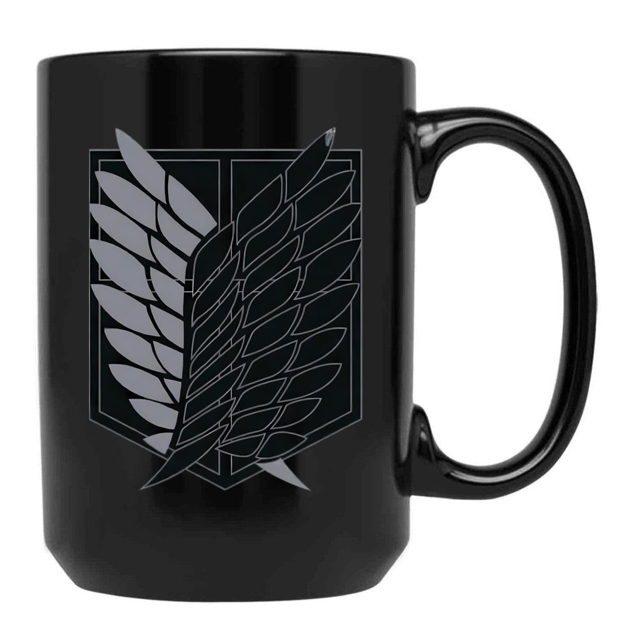 Exploration Battalion - Snk - Bw Classic Black Coffee Mug, Gift Coffee Mug