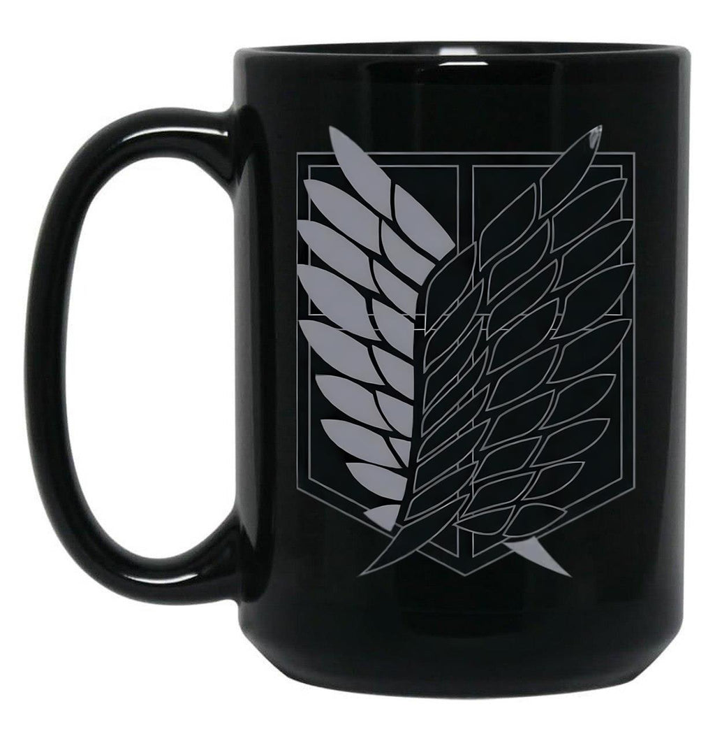 Exploration Battalion - Snk - Bw Classic Black Coffee Mug, Gift Coffee Mug