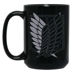 Exploration Battalion - Snk - Bw Classic Black Coffee Mug, Gift Coffee Mug