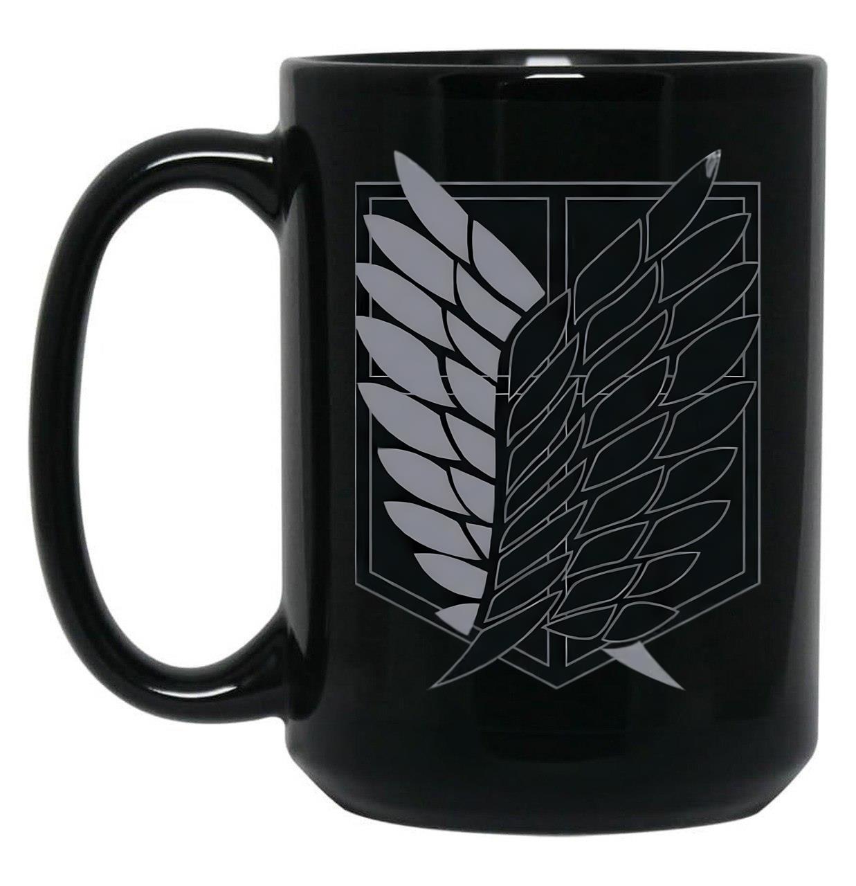 Exploration Battalion - Snk - Bw Classic Black Coffee Mug, Gift Coffee Mug