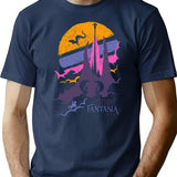 Explore Fantasia T-Shirt for Men & Women, T-Shirts Graphic Tee - Navy
