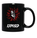 Exposed Camiseta Dead by Daylight dbd Ghostface Scream Classic Black Coffee Mug, Gift Coffee Mug - Black