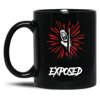Exposed Camiseta Dead by Daylight dbd Ghostface Scream Classic Black Coffee Mug, Gift Coffee Mug