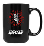 Exposed Camiseta Dead by Daylight dbd Ghostface Scream Classic Black Coffee Mug, Gift Coffee Mug