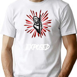 Exposed Camiseta Dead by Daylight dbd Ghostface Scream Classic Premium Heavyweight Cotton T-Shirt - White