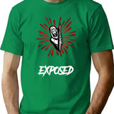 Exposed Camiseta Dead by Daylight dbd Ghostface Scream Classic Premium Heavyweight Cotton T-Shirt - Green