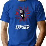 Exposed Camiseta Dead by Daylight dbd Ghostface Scream Classic Premium Heavyweight Cotton T-Shirt - Blue