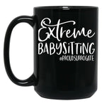 Extreme Babysitting Ivf Surrogate Surrogacy Infertility Black Coffee Mug, Gift Coffee Mug