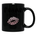 F-Bomb Kinda Mom Black Coffee Mug, Gift Coffee Mug - Black