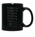 F1 Decades Black Essential Black Coffee Mug, Gift Coffee Mug - Black