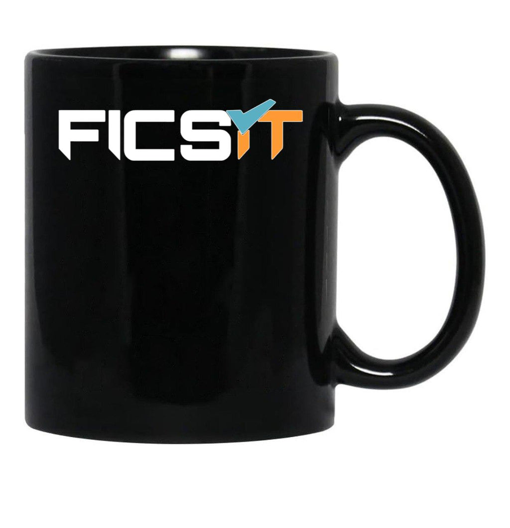 FICSIT Satisfactory Logo Classic Black Coffee Mug, Gift Coffee Mug - Black